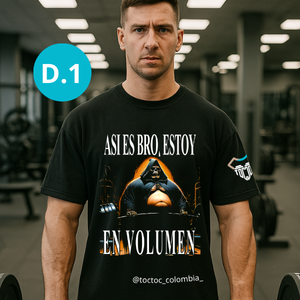 Camiseta Oversize – Modelo Calavera Gym