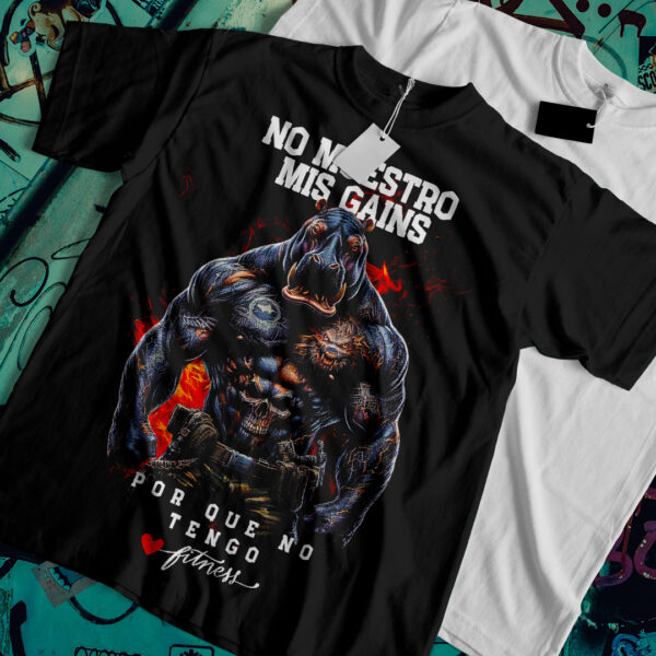 Camisetas Oversize Gym – Frases Virales y Diseños Animales | Edición Limitada TOCTOC - Image 6