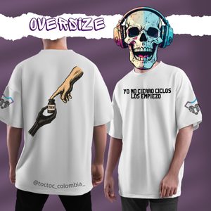 Camiseta Oversize para Gym – Diseño “La creación del TREM”