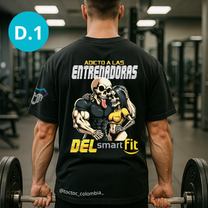 Camiseta Oversize – Leyendas Virales TOCTOC | Gym, humor y actitud