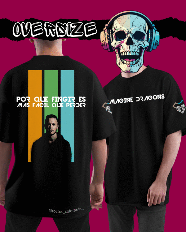 Camiseta Oversize – Imagine Dragons |